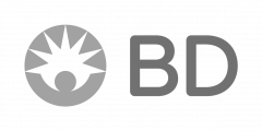 company logo BD - black white